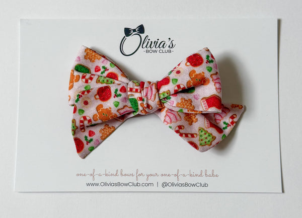 olivia's bow Sugar Cookies - Olivia