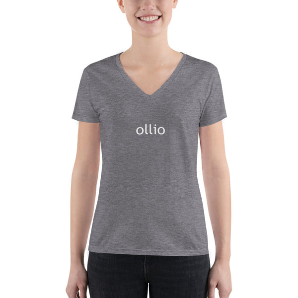 Ollio Ollio Deep V-neck Tee