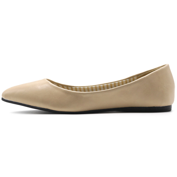 Ollio Ollio Women's Ballet Shoe Comfort Basic Light Multi Color Flat