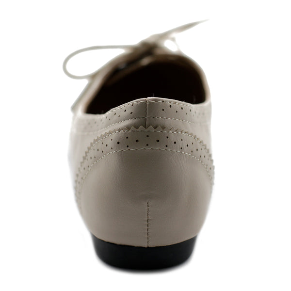 Ollio Ollio Women's Ballet Shoe Flat Enamel Pointed Toe Oxford