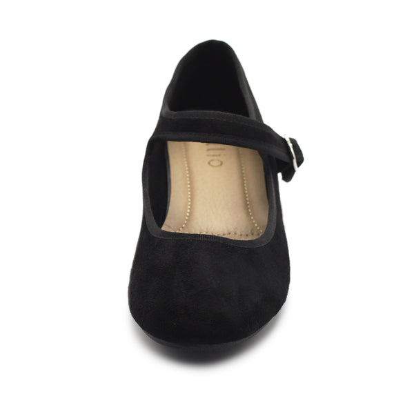 Ollio Ollio Women's Shoes Faux Suede Casual Mary Jane Light Ballet Flats ZY00F56-SU