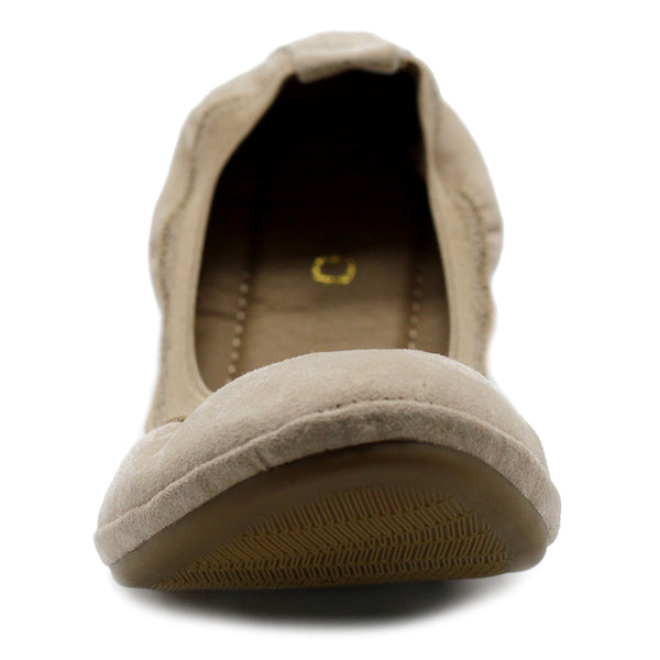 Ollio Ollio Women's Shoes Faux Suede Comfort Ballet Flat