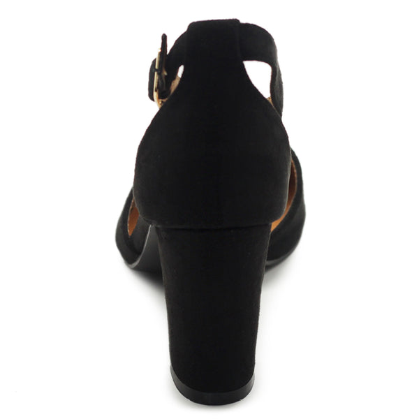 Ollio Ollio Women's Shoes Pointed Toe Ankle Straps Chunky Heels Pumps