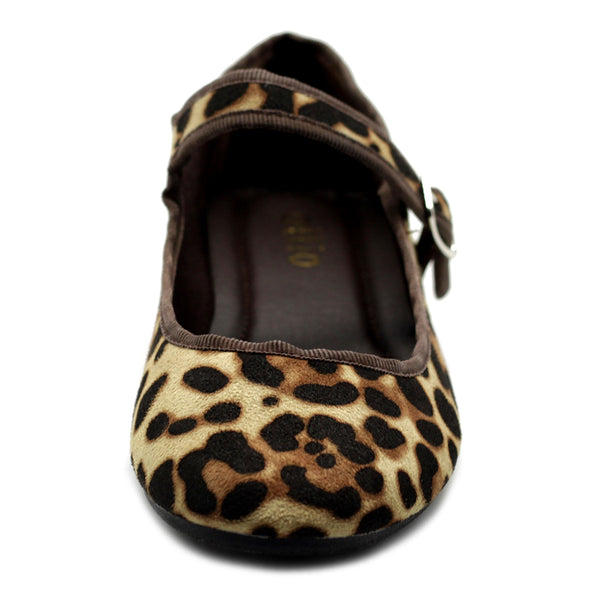 Ollio Ollio Women's Shoes Velvet Or Faux Suede Mary Jane Ballet Flat ZY00F56