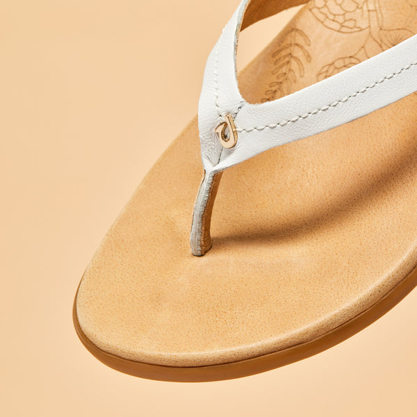 Olukai Honu Bright White