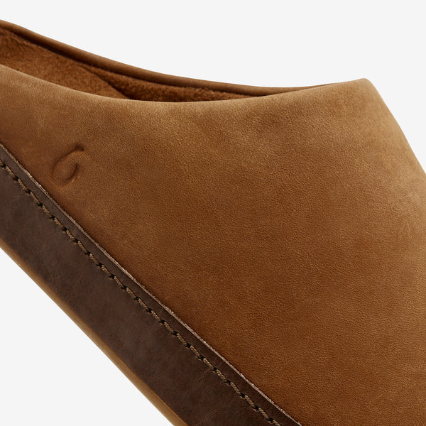 Olukai Kuʻu Men’s Suede Slip-On Shoes Toffee