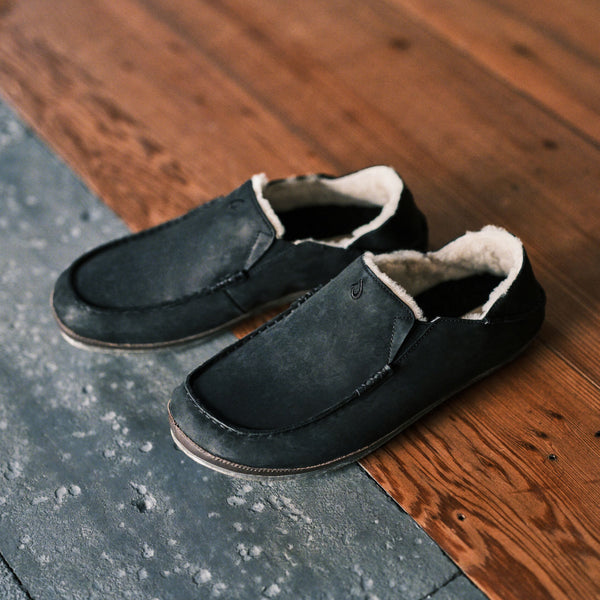 Olukai Moloā Slipper Black