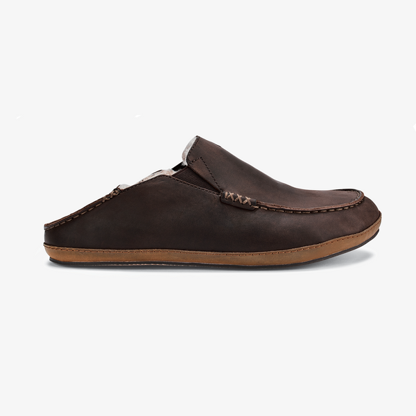 Olukai Moloā Slipper Dark Wood