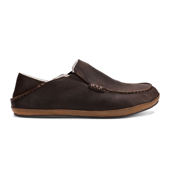 olukai Moloā Slipper Dark Wood