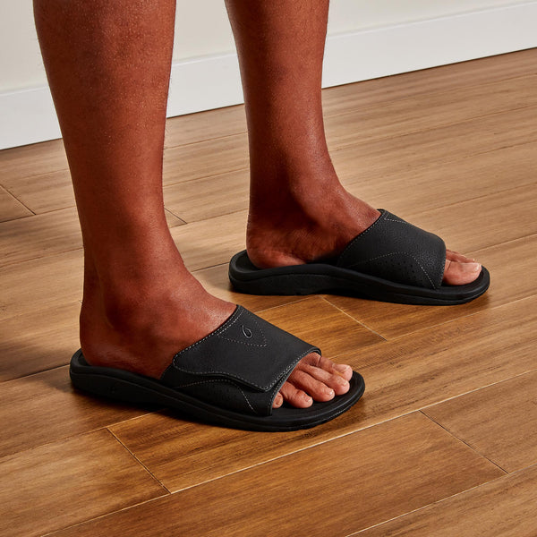 Olukai Nalu Slide Black