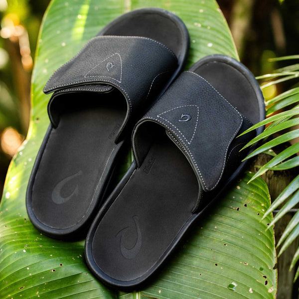 Olukai Nalu Slide Black