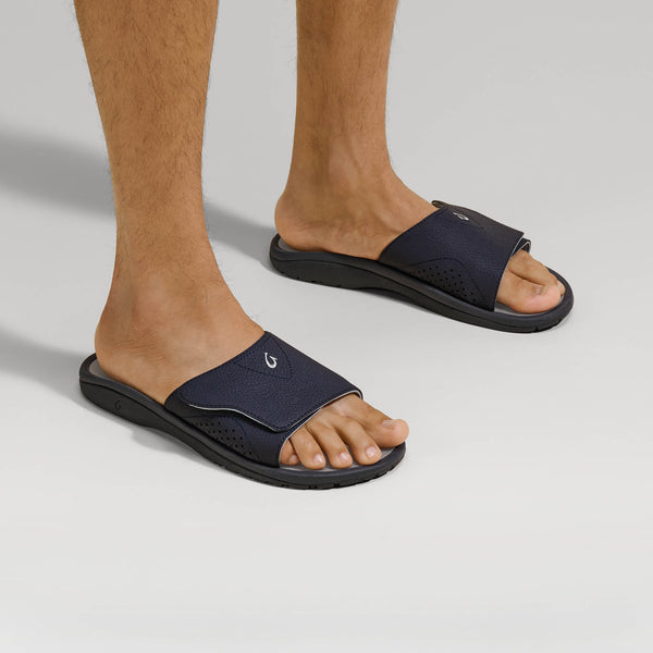 Olukai Nalu Slide Trench Blue