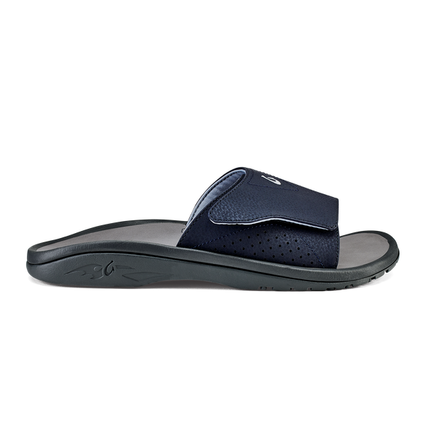 olukai Nalu Slide Trench Blue
