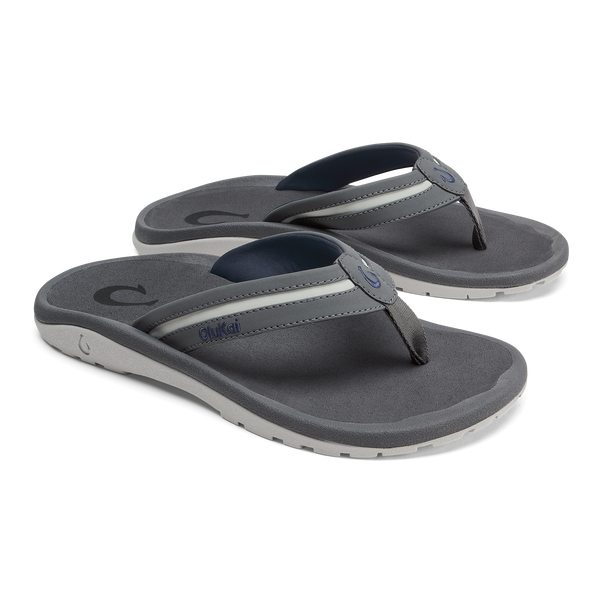 Olukai 'Ohana Pālua Men’s Beach Sandals Cloud Grey