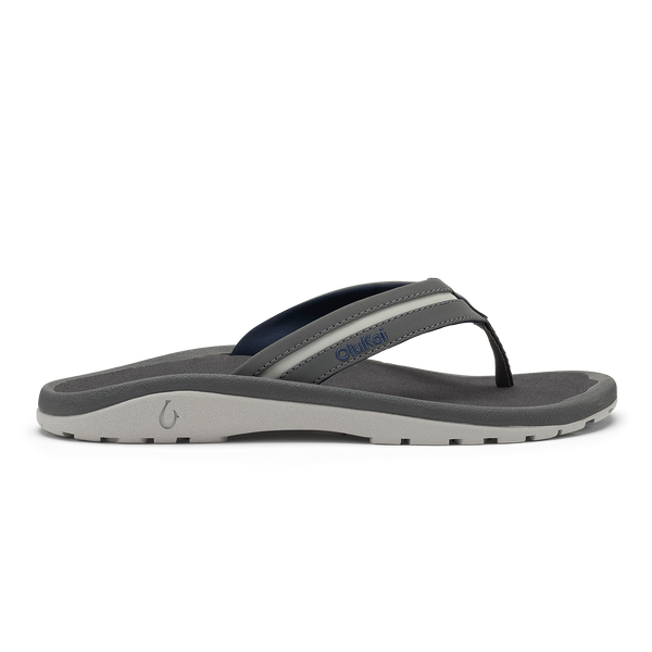 olukai 'Ohana Pālua Men’s Beach Sandals Cloud Grey