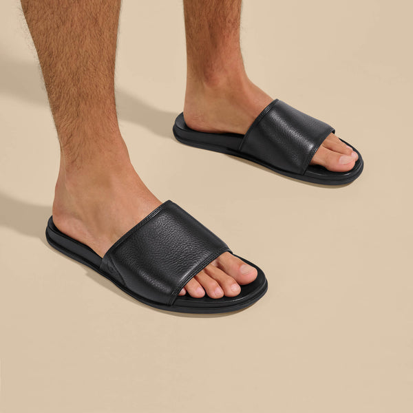 Olukai ‘Ōlali Slide Black