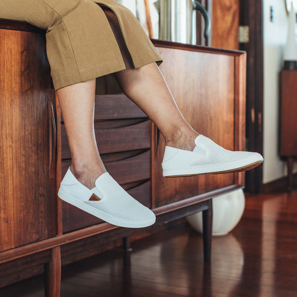 Olukai Pehuea Bright White