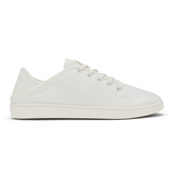 olukai Pehuea Lī Canvas Bright White
