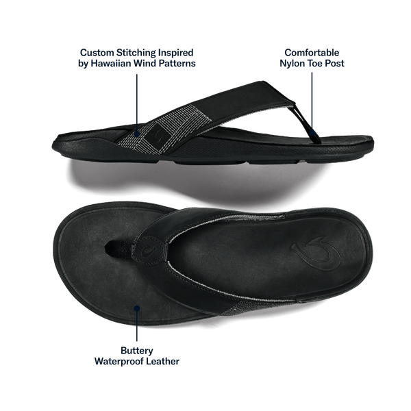 Olukai Tuahine Black