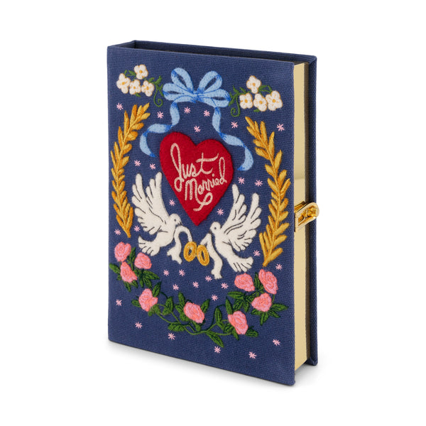 Olympia Le Tan Just Married - Lovebirds (Blue - Customizable)