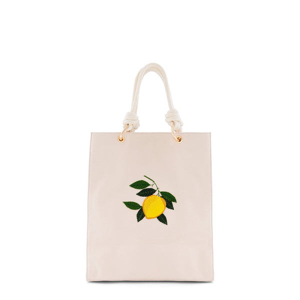 Olympia Le Tan Lemons And Butterflies (Tote Long)