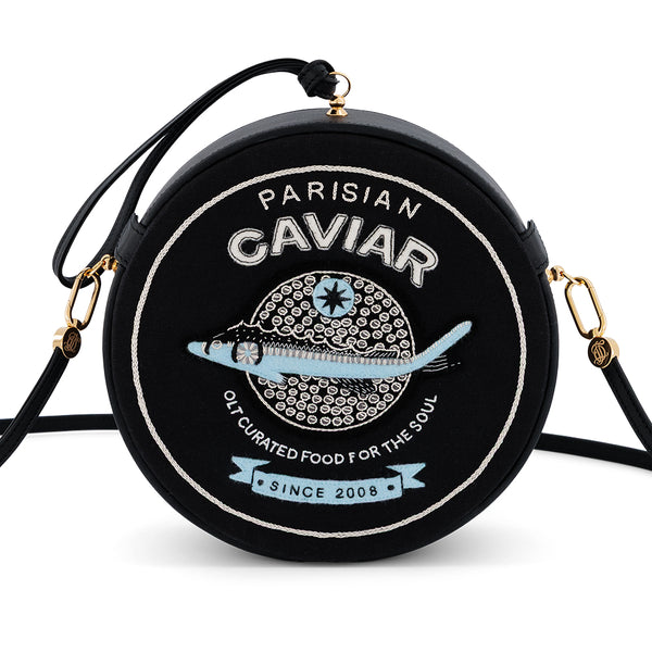 olympia le tan Parisian Caviar (Black - Caviar Oversize)
