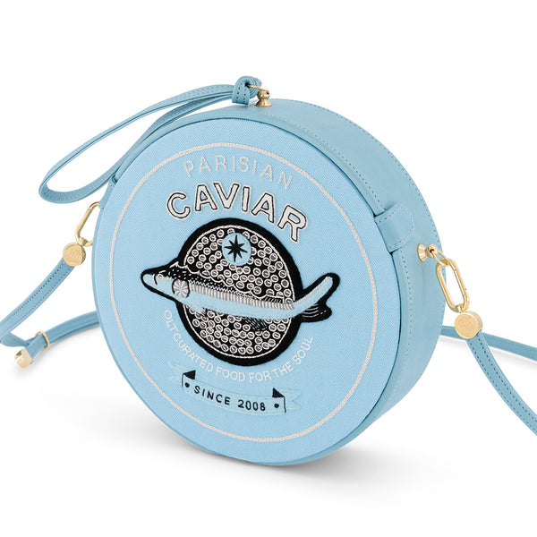 Olympia Le Tan Parisian Caviar (Blue - Caviar Oversize)
