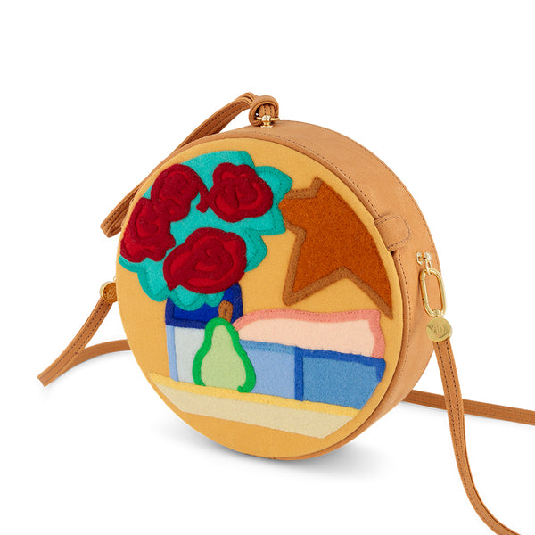 Olympia Le Tan Still Life With Four Roses And Pear (Caviar Oversize)