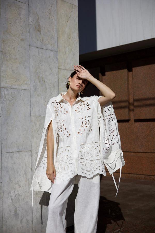 Omelia FROST FLOWERS SHIRT 05