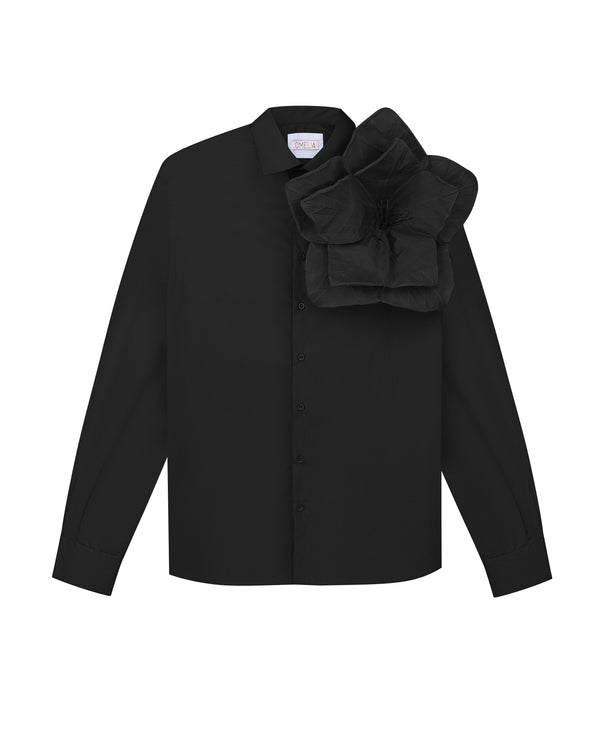 omelia SHIRT WITH A FLOWER 09B