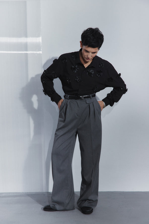 Omelia SHIRT WITH PIERCINGS MADE OF FLOWERS 01 BB