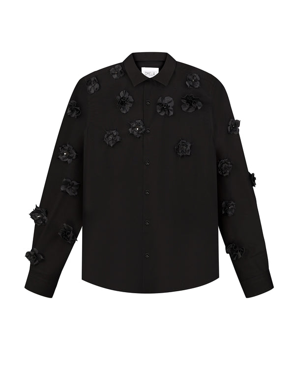omelia SHIRT WITH PIERCINGS MADE OF FLOWERS 01 BB