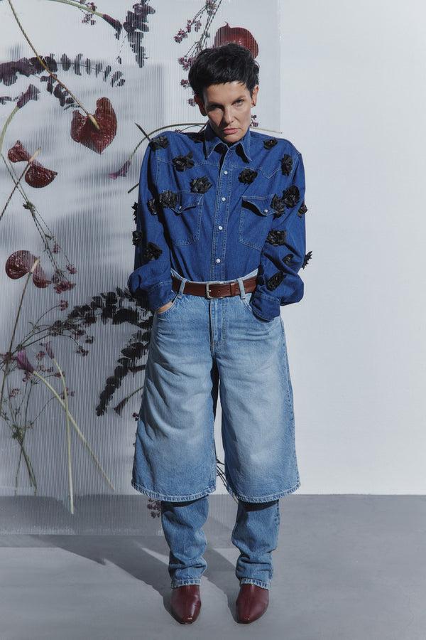 Omelia SHIRT WITH PIERCINGS MADE OF FLOWERS 01 DDB