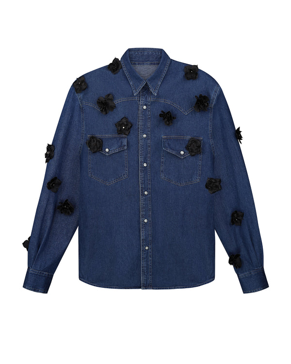 omelia SHIRT WITH PIERCINGS MADE OF FLOWERS 01 DDB