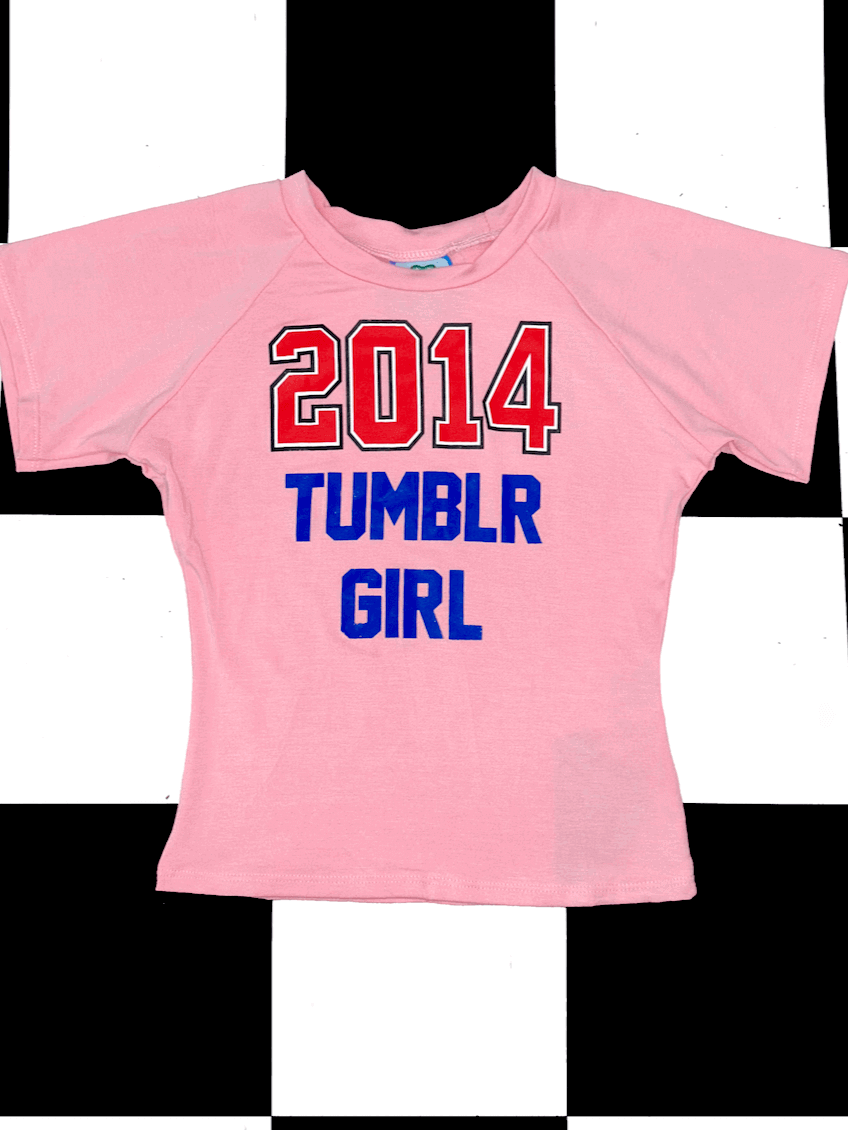 o'mighty 2014 TUMBLR GIRL BABY TEE IN PINK