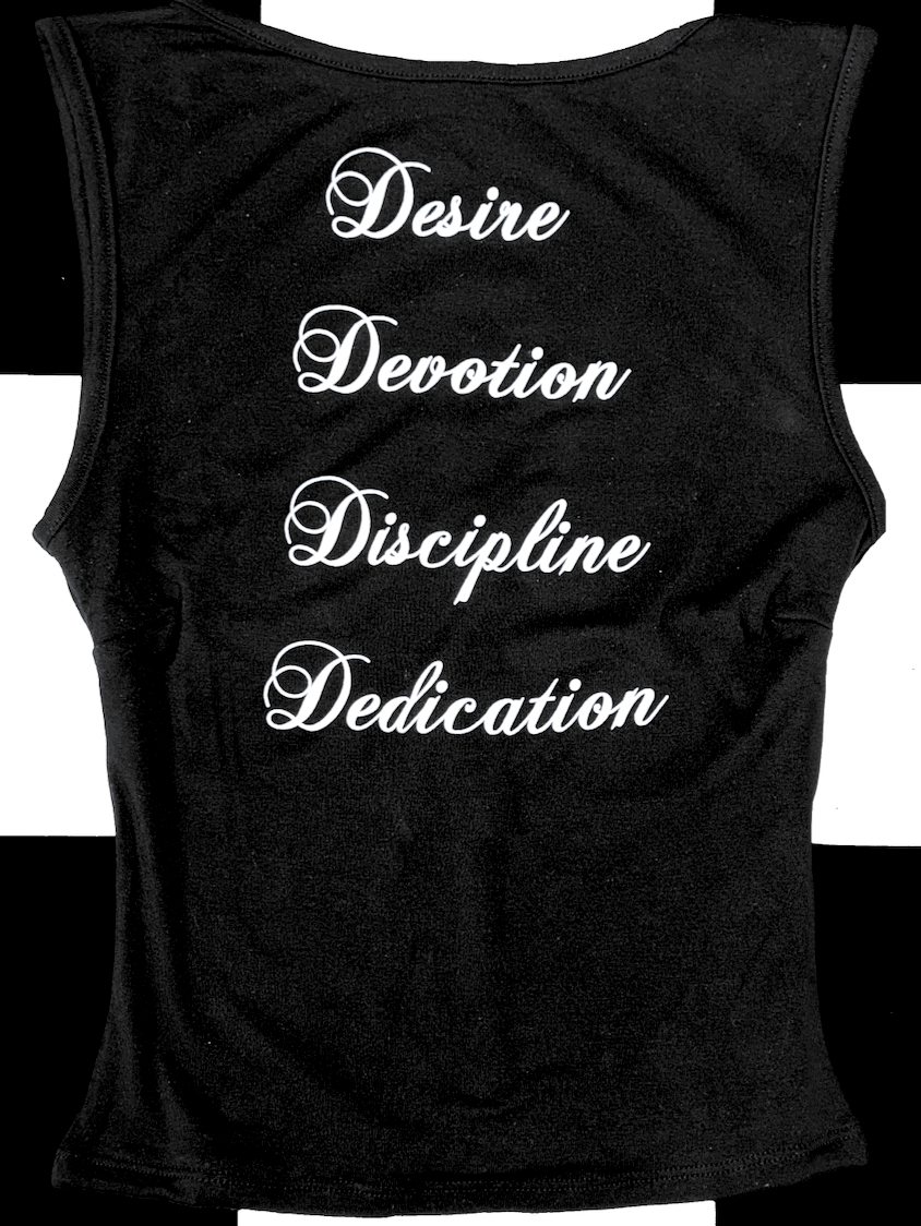 o'mighty 4D FITTED TANK IN BLACK