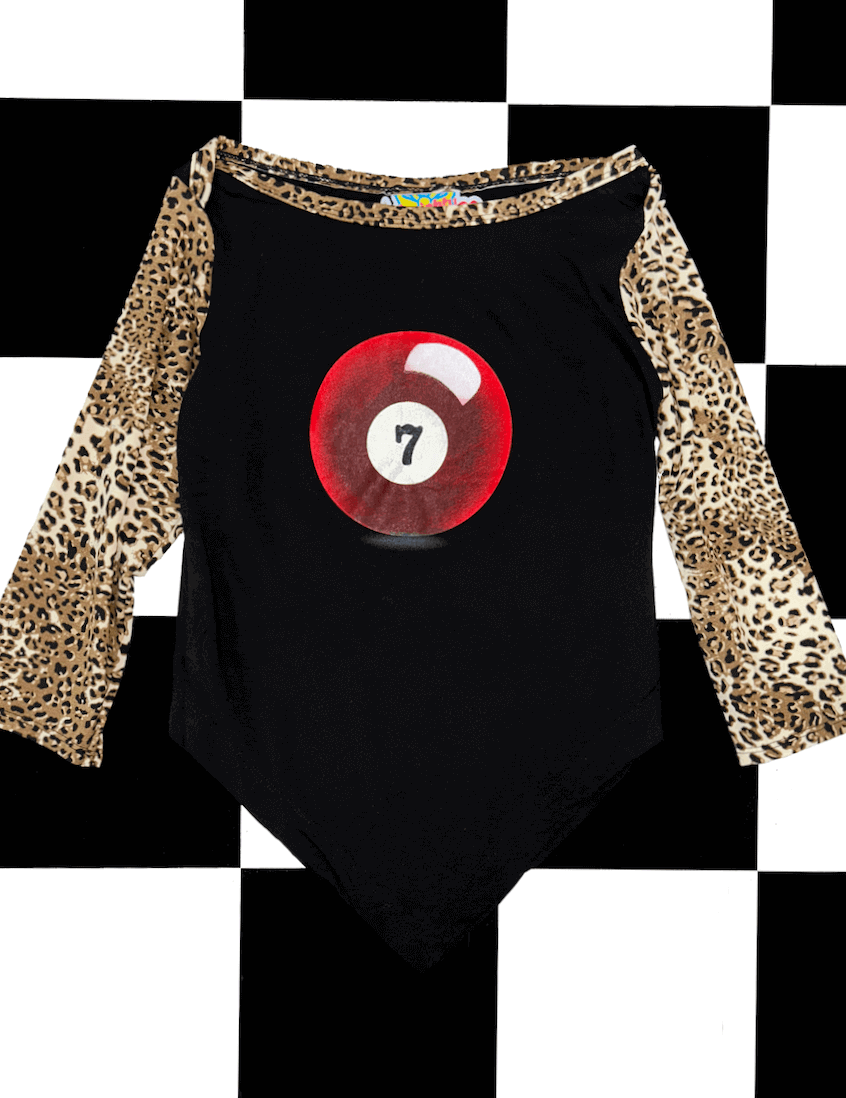 o'mighty 7BALL LEOPARD TOP