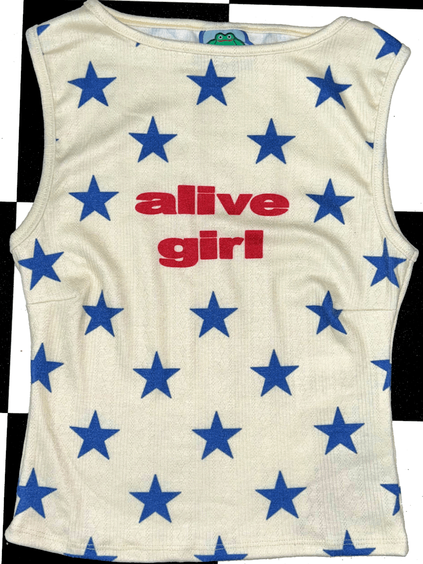 o'mighty ALIVE GIRL POINTELLE CAMI