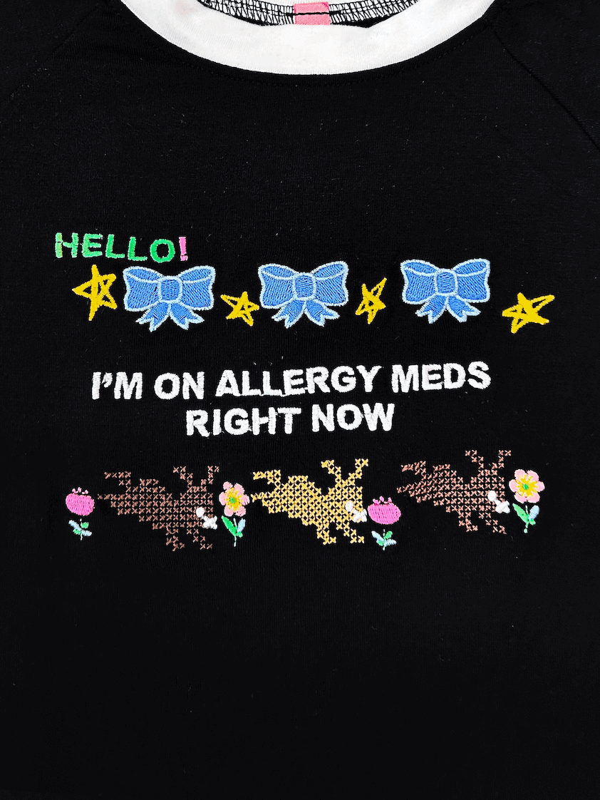 o'mighty ALLERGY MEDS RINGER TEE