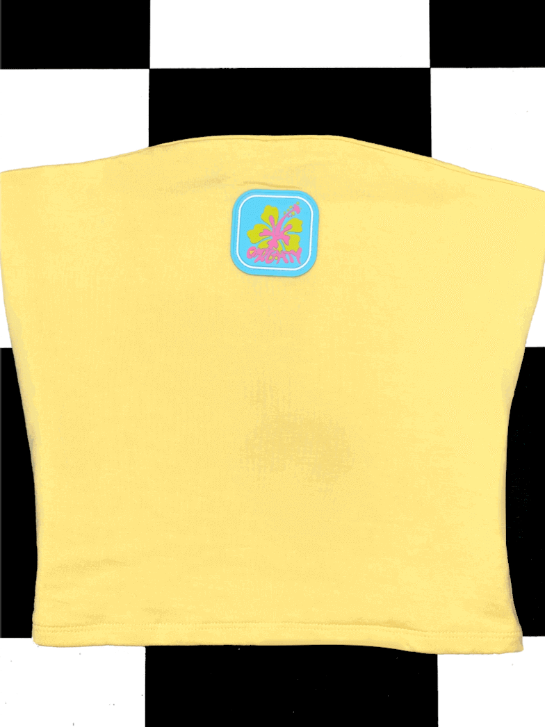 o'mighty ALOHA BOOB TUBE IN BUTTER