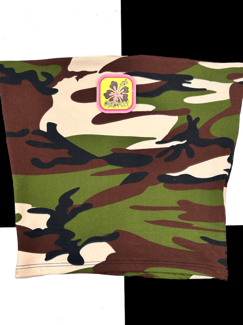 o'mighty ALOHA BOOB TUBE IN DARK CAMO