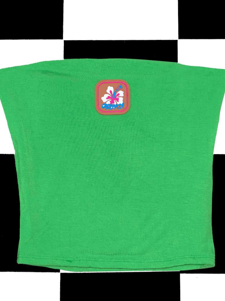 o'mighty ALOHA BOOB TUBE IN GREEN