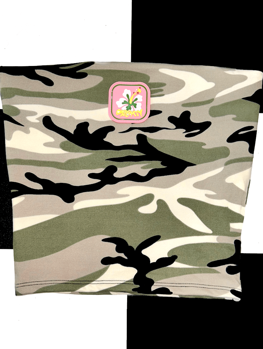o'mighty ALOHA BOOB TUBE IN LIGHT CAMO