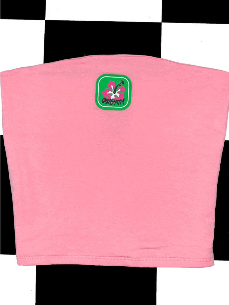 o'mighty ALOHA BOOB TUBE IN PINK