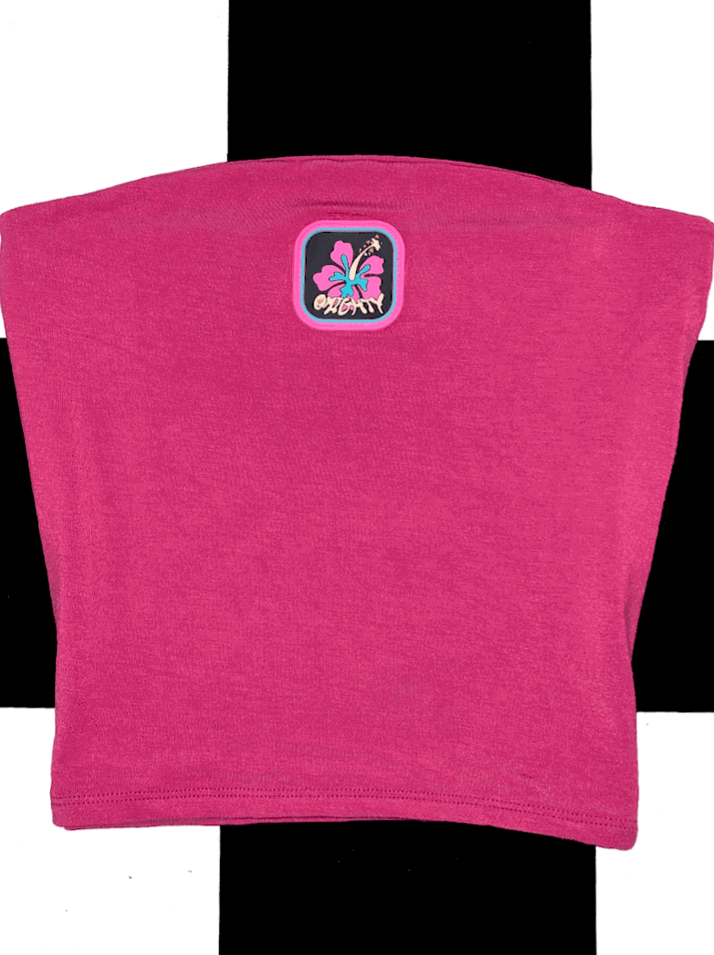 o'mighty ALOHA BOOB TUBE IN PLUM