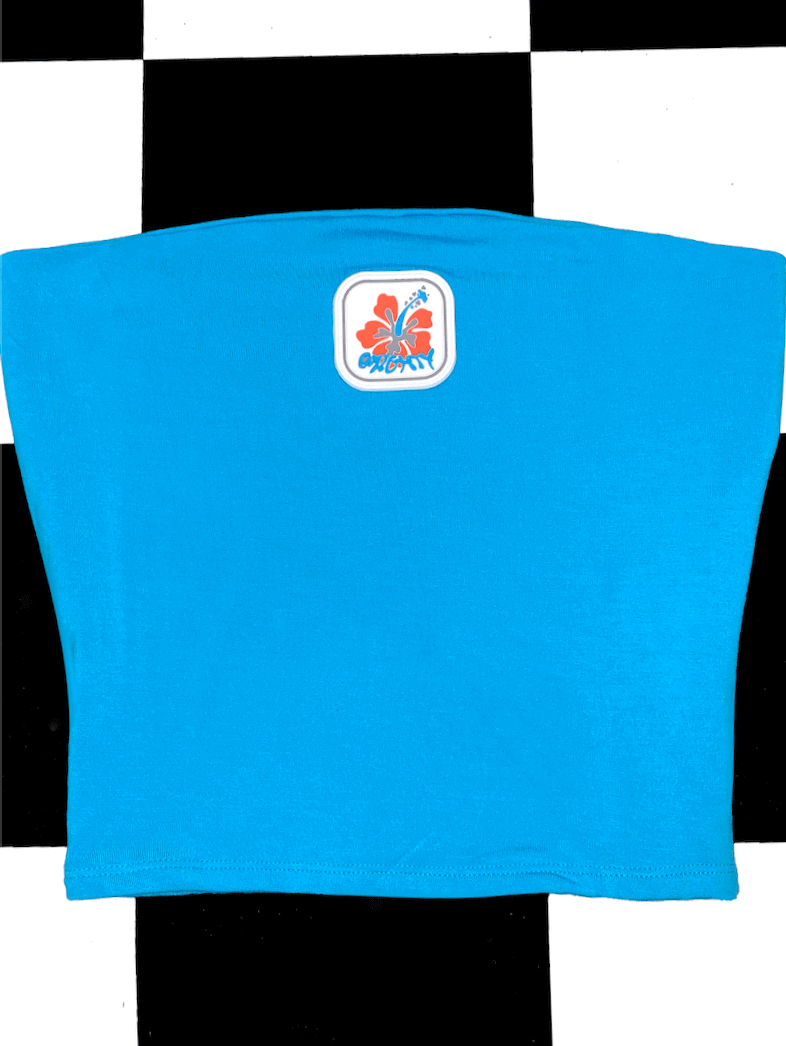 o'mighty ALOHA BOOB TUBE IN RICH BLUE