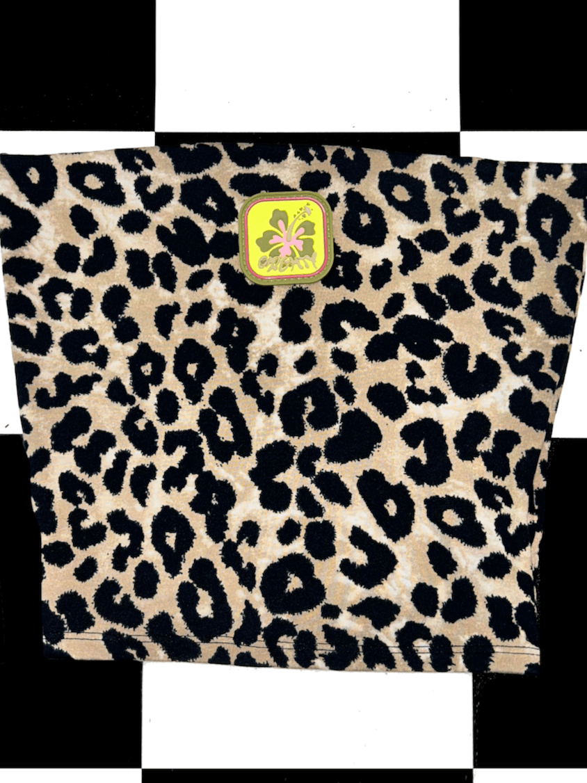 o'mighty ALOHA BOOB TUBE IN WOOD LEOPARD