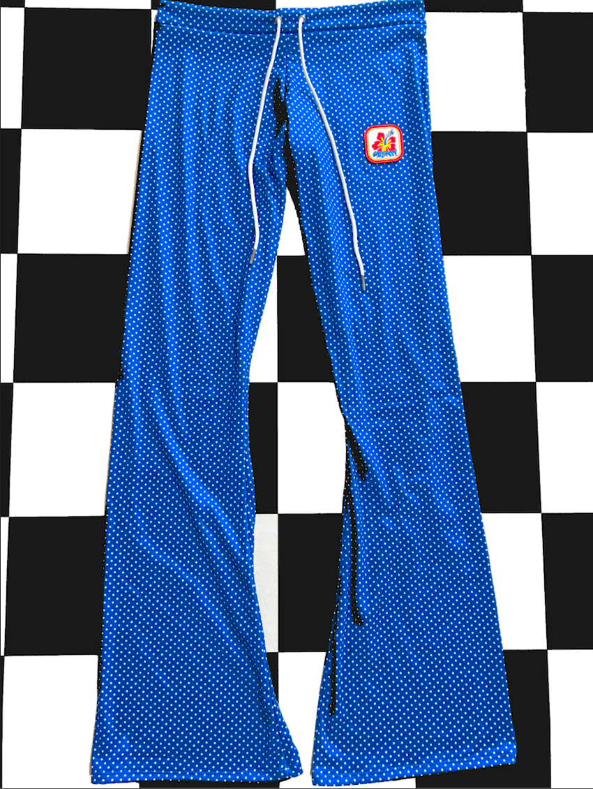 o'mighty ALOHA PANT IN BLUE POLKA