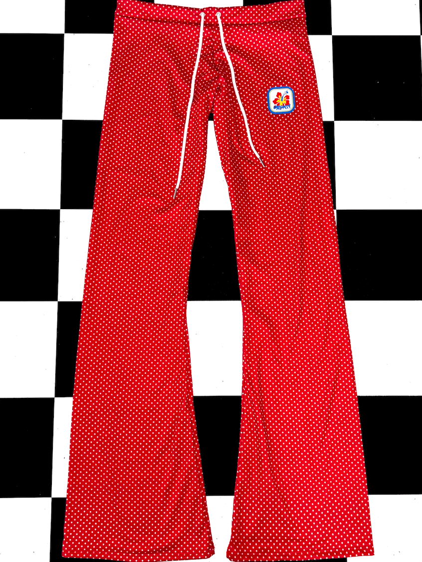 o'mighty ALOHA PANT IN RED POLKA