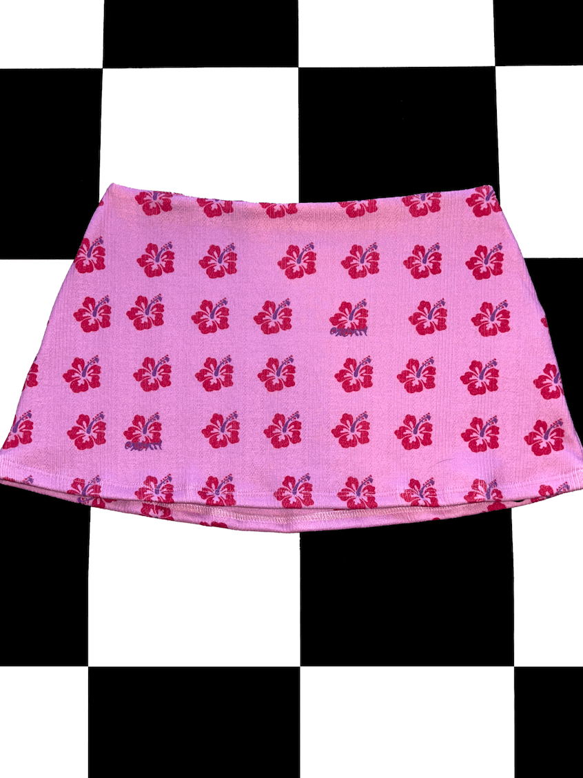 o'mighty ALOHA POINTELLE SKIRT IN PINK